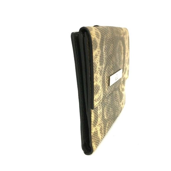 585099C V Gucci Wallet Logo Embossed Leather Bifold - Picture 3 of 8